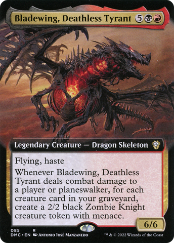 Bladewing, Deathless Tyrant (Extended Art) [Dominaria United Commander]