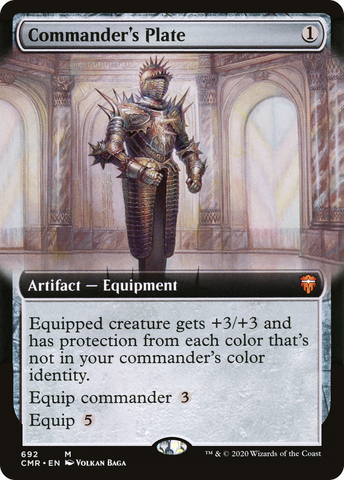 Commander's Plate (Extended Art) [Commander Legends]