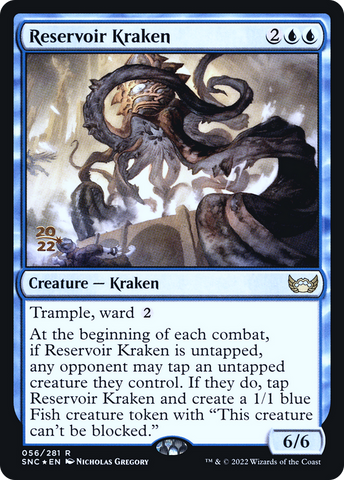 Reservoir Kraken [Streets of New Capenna Prerelease Promos]