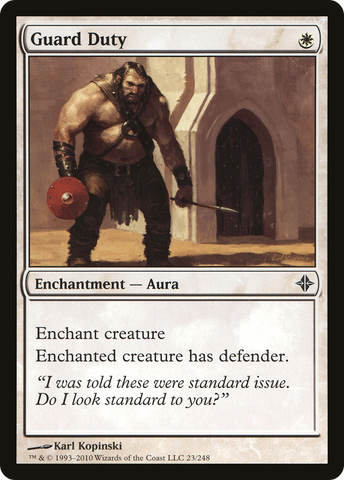 Guard Duty [Rise of the Eldrazi]
