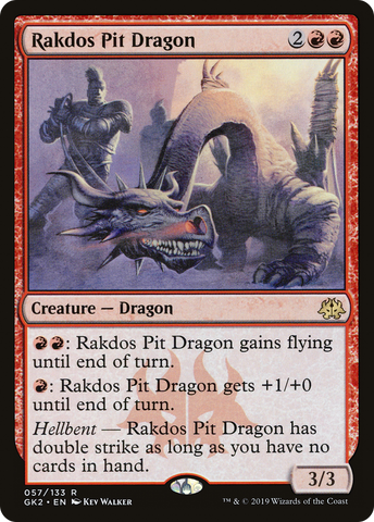 Rakdos Pit Dragon [Ravnica Allegiance Guild Kit]