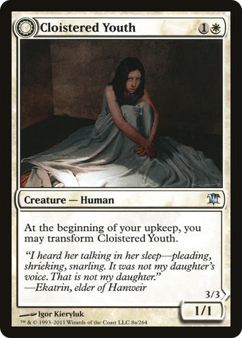 Cloistered Youth // Unholy Fiend [Innistrad]