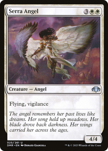 Serra Angel [Dominaria Remastered]
