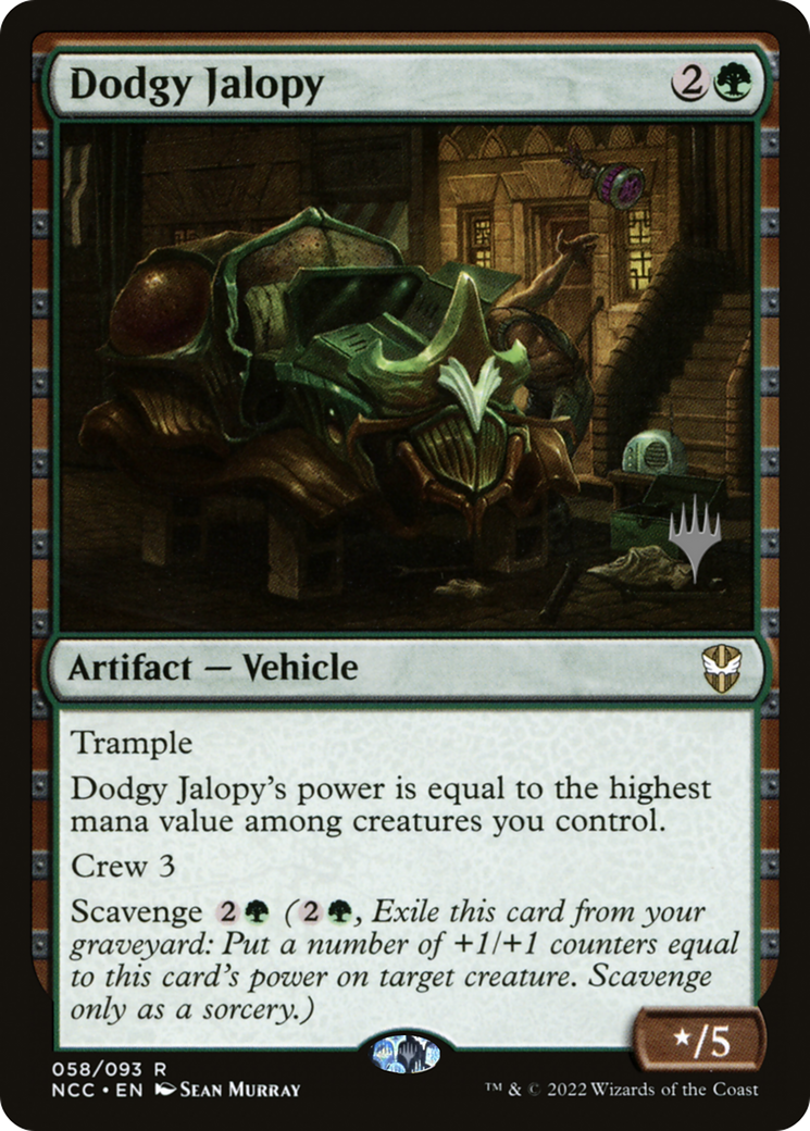 Dodgy Jalopy (Promo Pack) [Streets of New Capenna Commander Promos]