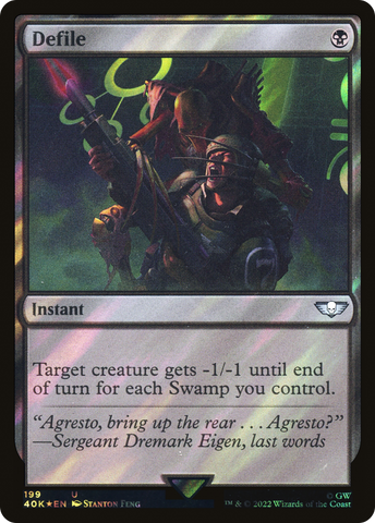 Defile (Surge Foil) [Universes Beyond: Warhammer 40,000]