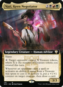 Vazi, Keen Negotiator (Extended Art) [Streets of New Capenna Commander]