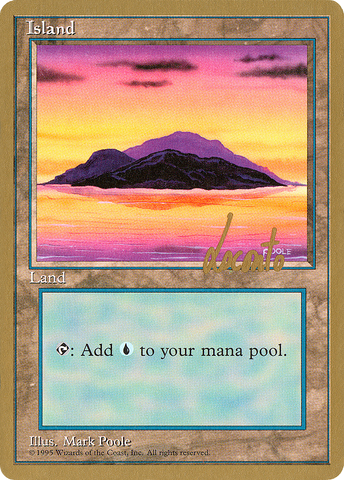 Island (ml367) (Michael Loconto) [Pro Tour Collector Set]