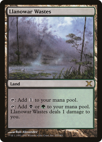Llanowar Wastes [Tenth Edition]