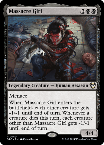 Massacre Girl [Outlaws of Thunder Junction Commander]