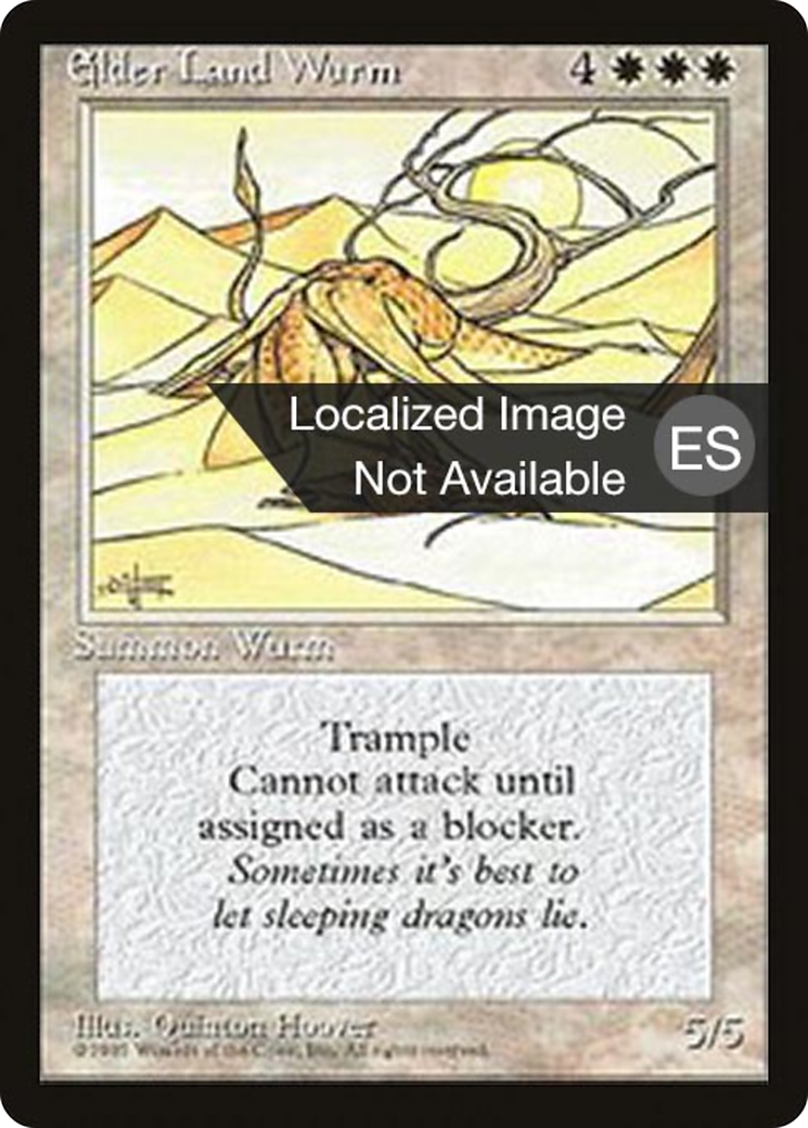 Elder Land Wurm [Fourth Edition Foreign Black Border]