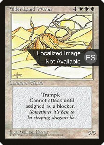 Elder Land Wurm [Fourth Edition Foreign Black Border]