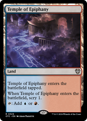 Temple of Epiphany [Outlaws of Thunder Junction Commander]