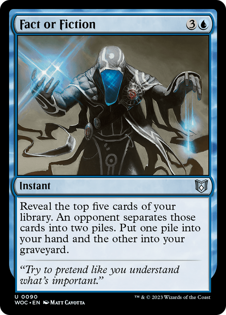 Fact or Fiction [Wilds of Eldraine Commander]