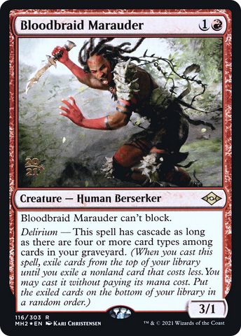 Bloodbraid Marauder [Modern Horizons 2 Prerelease Promos]