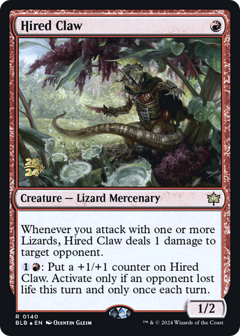 Hired Claw [Bloomburrow Prerelease Promos]