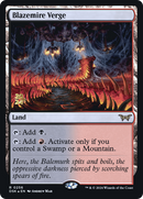 Blazemire Verge [Duskmourn: House of Horror Prerelease Promos]