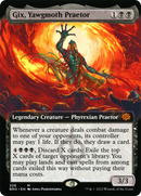 Gix, Yawgmoth Praetor (Extended Art) [The Brothers' War]