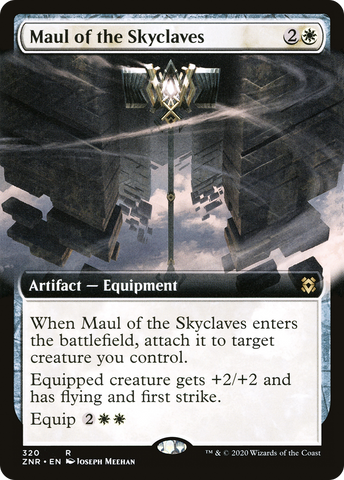 Maul of the Skyclaves (Extended Art) [Zendikar Rising]