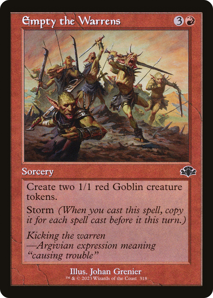 Empty the Warrens (Retro) [Dominaria Remastered]