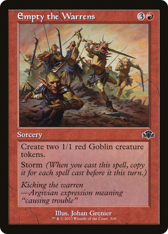 Empty the Warrens (Retro) [Dominaria Remastered]