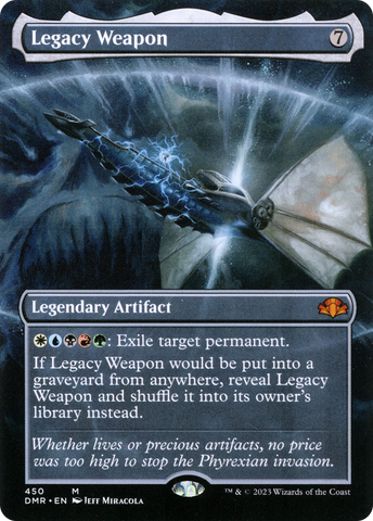 Legacy Weapon (Borderless Alternate Art) [Dominaria Remastered]