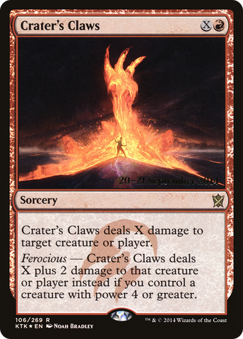 Crater's Claws  [Khans of Tarkir Prerelease Promos]