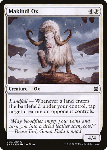 Makindi Ox [Zendikar Rising]