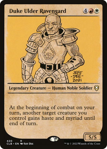 Duke Ulder Ravengard (Showcase) [Commander Legends: Battle for Baldur's Gate]
