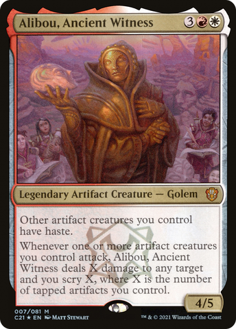 Alibou, Ancient Witness [Commander 2021]
