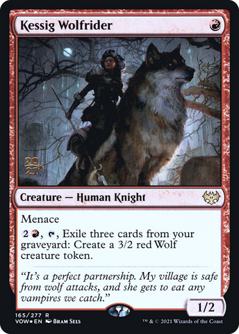 Kessig Wolfrider [Innistrad: Crimson Vow Prerelease Promos]