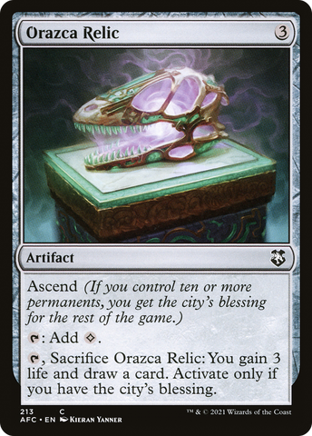 Orazca Relic [Dungeons & Dragons: Adventures in the Forgotten Realms Commander]