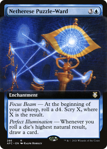 Netherese Puzzle-Ward (Extended) [Dungeons & Dragons: Adventures in the Forgotten Realms Commander]