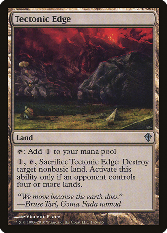 Tectonic Edge [Worldwake]