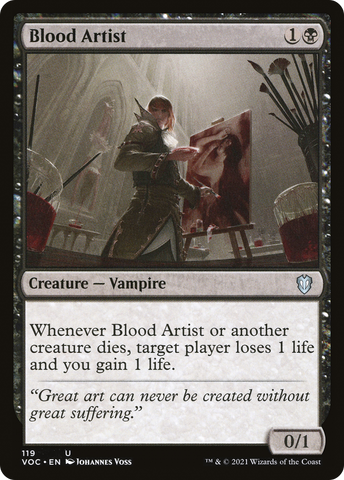 Blood Artist [Innistrad: Crimson Vow Commander]