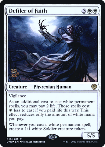 Defiler of Faith [Dominaria United Prerelease Promos]
