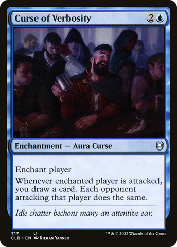 Curse of Verbosity [Commander Legends: Battle for Baldur's Gate]