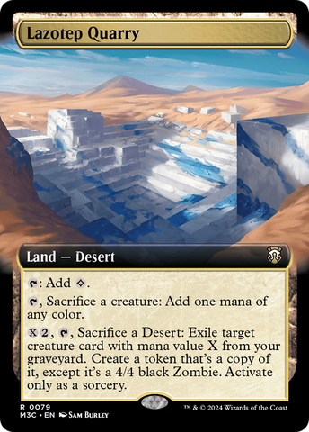 Lazotep Quarry (Extended Art) [Modern Horizons 3 Commander]
