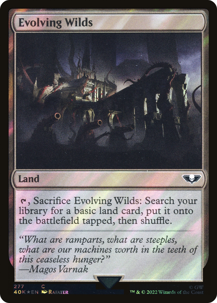 Evolving Wilds (Surge Foil) [Universes Beyond: Warhammer 40,000]