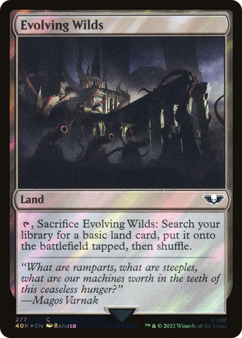 Evolving Wilds (Surge Foil) [Universes Beyond: Warhammer 40,000]