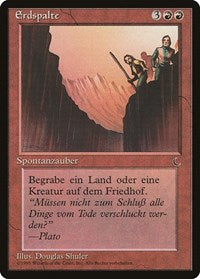 Fissure (German) - "Erdspalte" [Renaissance]