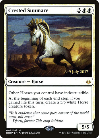 Crested Sunmare  [Hour of Devastation Prerelease Promos]