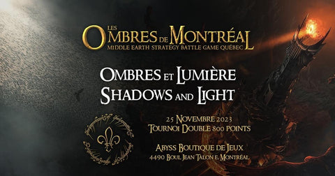Middle-Earth Ombres et Lumière 2023-11-25 ticket