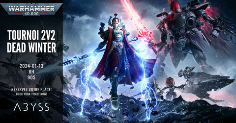 Dead Winter - Tournoi 2v2 Warhammer 40k 2024-01-13 ticket